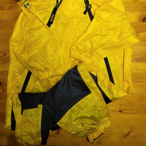 Tuffo Muddy Buddy Overalls, Yellow Rain Suit 3T Toddler - Picture 1 of 7